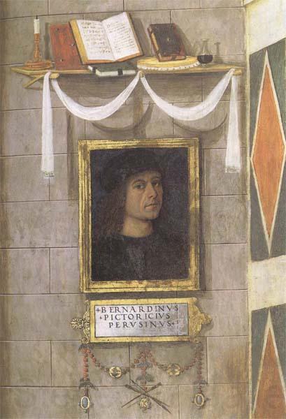 Bernardino Pinturicchio Self-Portrait Norge oil painting art